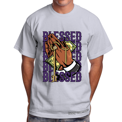 Air Jordan 1 Court Purple Matching Sneaker tshirt Drake Blessed Purple and White Jordan Tshirt