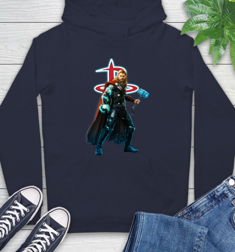 NBA Thor Avengers Endgame Basketball Houston Rockets Hoodie 4
