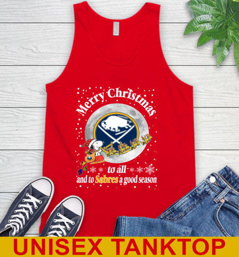 Buffalo Sabres Merry Christmas To All And To Sabres A Good Season NHL Hockey Sports Tank Top 5