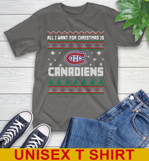 Montreal Canadiens NHL Hockey All I Want For Christmas Is My Team Sports 10