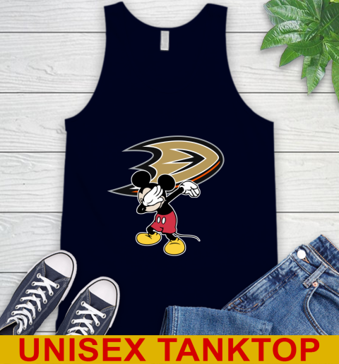 Anaheim Ducks NHL Hockey Dabbing Mickey Disney Sports Tank Top 3
