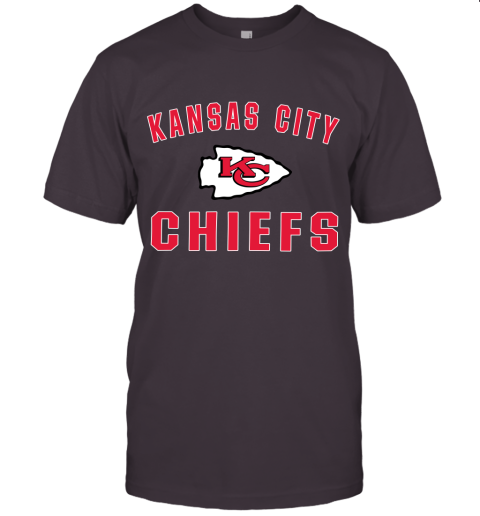 Kansas City Chiefs NFL Pro Line Gray Victory Arch Unisex Jersey Tee