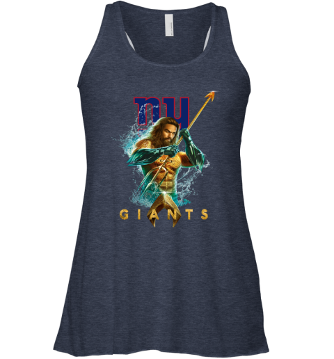 NFL New York Giants Aquaman DC Football Sports 3nq1u4uCXxA flowy tank 32 95 151514 front heather navy