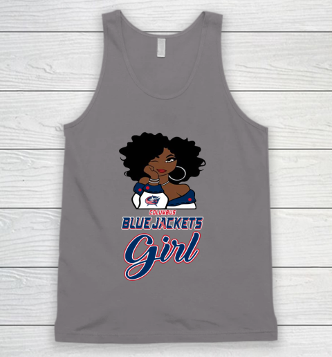 Columbus Blue Jackets Girl NHL Tank Top 7