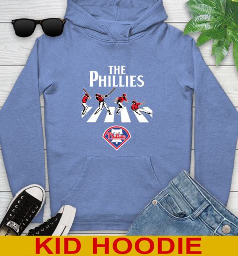 MLB Baseball Philadelphia Phillies The Beatles Rock Band Shirt Youth Hoodie 12