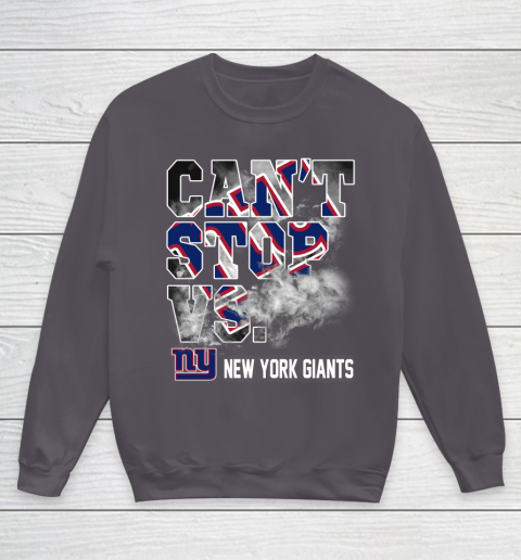 NFL New York Giants Can't Stop Vs Youth Sweatshirt 5