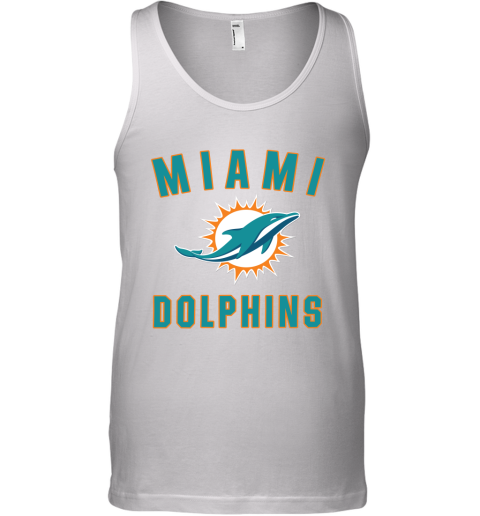 Miami Dolphins NFL Pro Line by Fanatics Branded Aqua Vintage Victory Tank Top