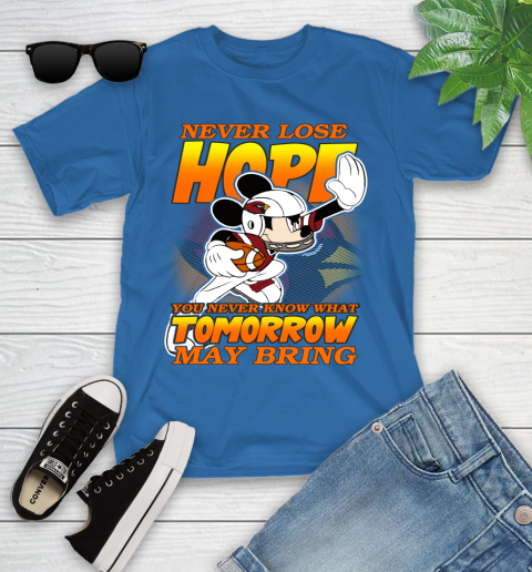 Atlanta Falcons NFL Football Mickey Disney Never Lose Hope (2) Youth T-Shirt 12