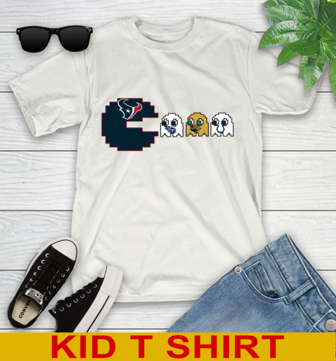 Houston Texans NFL Football Pac Man Champion Youth T-Shirt