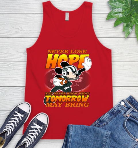 New York Jets NFL Football Mickey Disney Never Lose Hope Tank Top 5