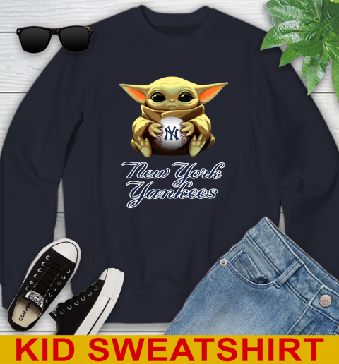 MLB Baseball New York Yankees Star Wars Baby Yoda Shirt 115