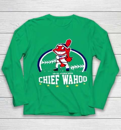 Chief Wahoo distressed Cleveland Youth Long Sleeve 4