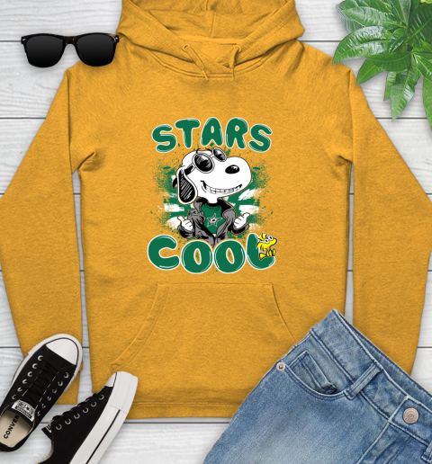 NHL Hockey Dallas Stars Cool Snoopy Shirt Youth Hoodie 2