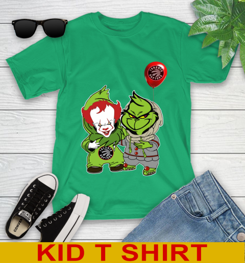Toronto Raptors Baby Pennywise Grinch Christmas NBA Basketball Youth T-Shirt 6