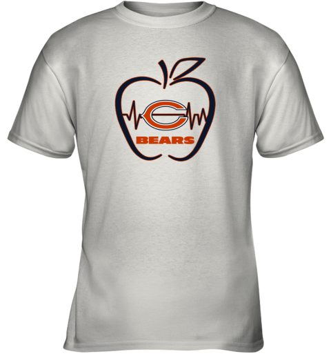 Apple Heartbeat Teacher Symbol Tennessee Titans Youth T-Shirt 