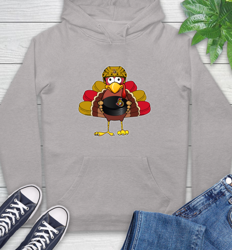 Ottawa Senators Turkey Thanksgiving Day Hoodie 12