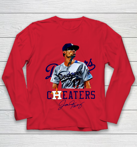 Joe Kelly Houston Astros Cheaters Youth Long Sleeve 7
