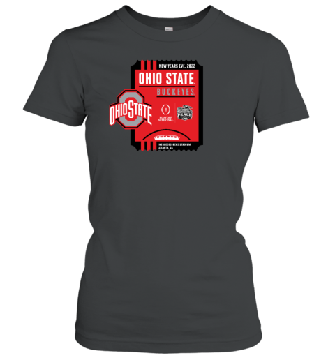 2022 Chick-fil-A Peach Bowl OHIO STATE Red Women's T-Shirt
