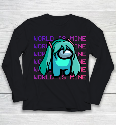 Among Us Shirt Hatsune Miku Imposter Youth Long Sleeve
