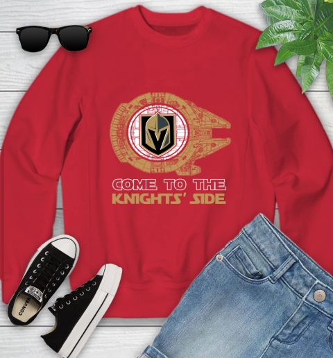 NHL Come To The Vegas Golden Knights Wars Hockey Sports Youth Sweatshirt 8
