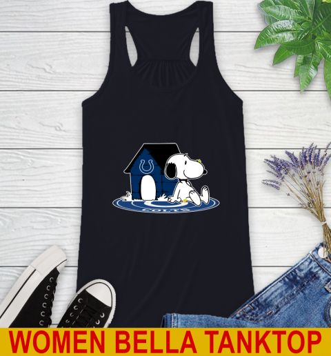 NFL Football Indianapolis Colts Snoopy The Peanuts Movie Shirt Racerback Tank 10