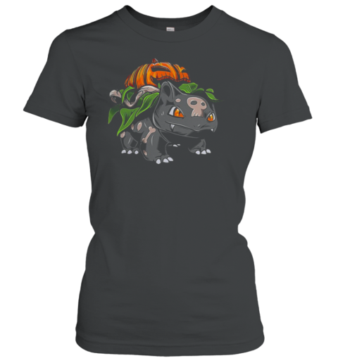 Pokemon Fushigidane Pumpkin Halloween Women's T-Shirt