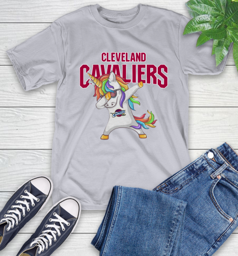 Cleveland Cavaliers NBA Basketball Funny Unicorn Dabbing Sports T-Shirt 18