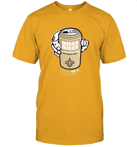 Bud Light Dilly Dilly! New Orleans Saints Of A Cooler Unisex Jersey Tee