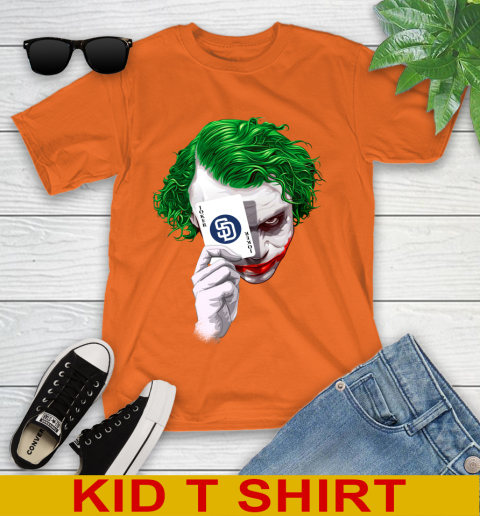 San Diego Padres MLB Baseball Joker Card Shirt Youth T-Shirt 8