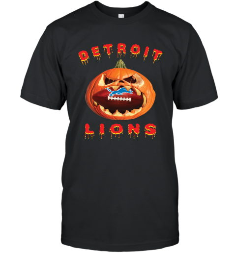 NFL Detroit Lions Halloween Pumpkin Football Sports