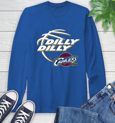 NBA Cleveland Cavaliers Dilly Dilly Basketball Sports Long Sleeve T-Shirt 9