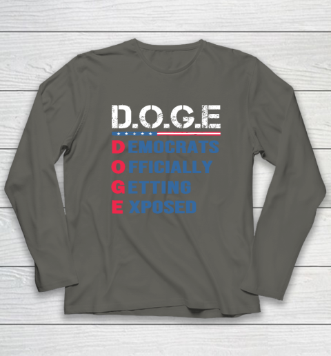 Trump D.O.G.E Department Of Government Efficiency Long Sleeve T-Shirt 4