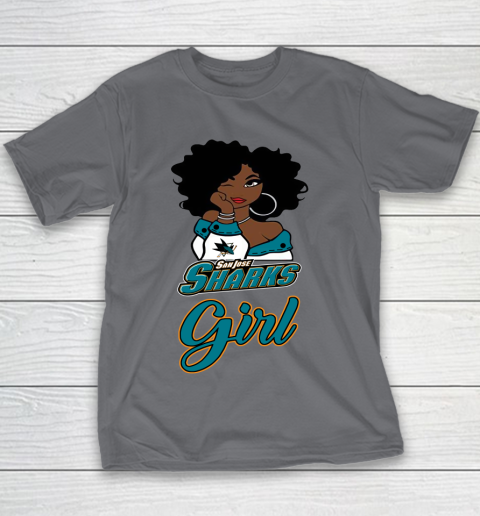 San Jose Sharks Girl NHL Youth T-Shirt 8