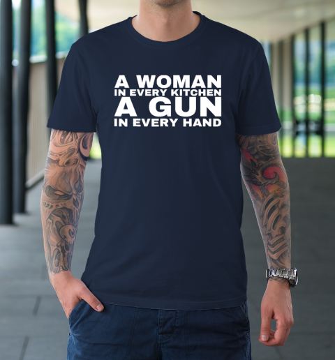 A Woman In Every Kitchen A Gun In Every Hand Shirt Sean Strickland T-Shirt 2