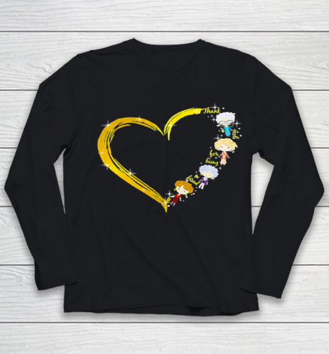 Heart The Golden Girls Thank you for being a friend Youth Long Sleeve