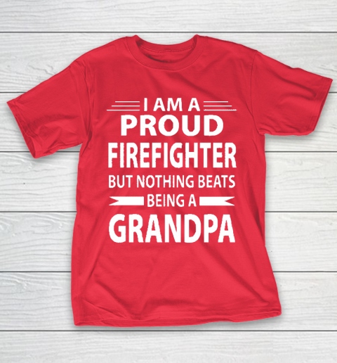 Grandpa Funny Gift Apparel  Firefighter Grandpa T-Shirt 19