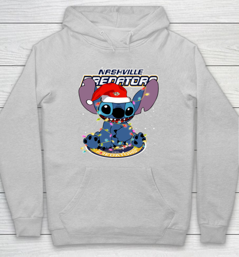Nashville Predators NHL Hockey noel stitch Christmas Hoodie 4