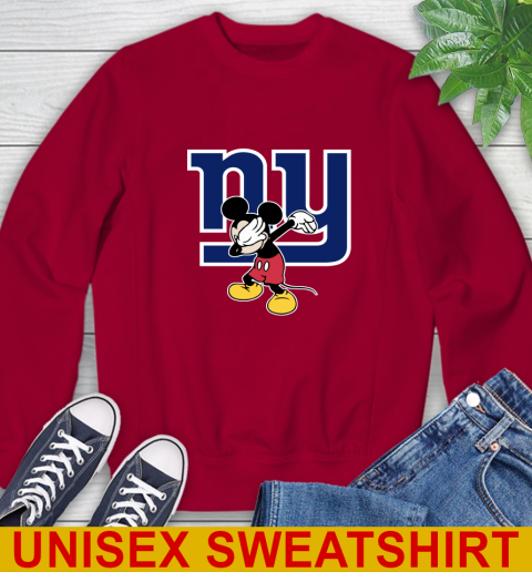 New York Giants NFL Football Dabbing Mickey Disney Sports Sweatshirt 7
