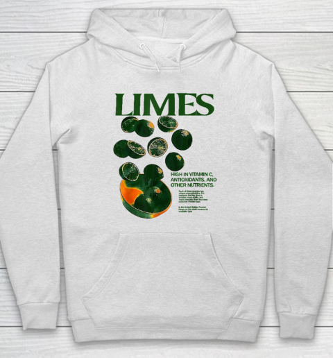 Limes Funny High In Vitamin C Antioxidants Other Nutrients Hoodie