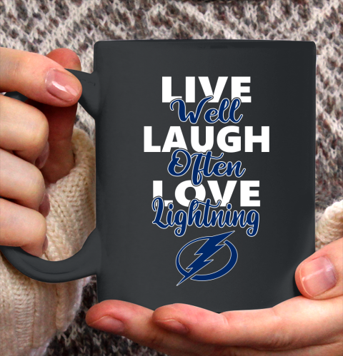 NHL Hockey Tampa Bay Lightning Live Well Laugh Often Love Shirt Ceramic Mug 15oz