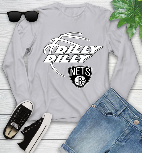 NBA Brooklyn Nets Dilly Dilly Basketball Sports Youth Long Sleeve 5