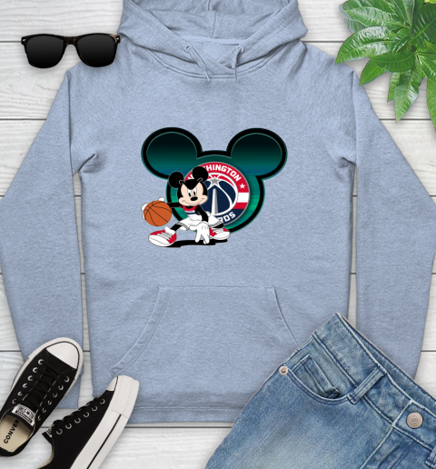 NBA Washington Wizards Mickey Mouse Disney Basketball Youth Hoodie 10
