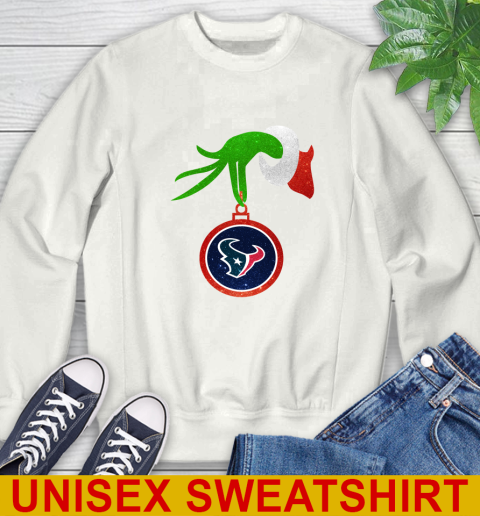 Houston Texans Grinch Merry Christmas NFL Football Sweatshirt
