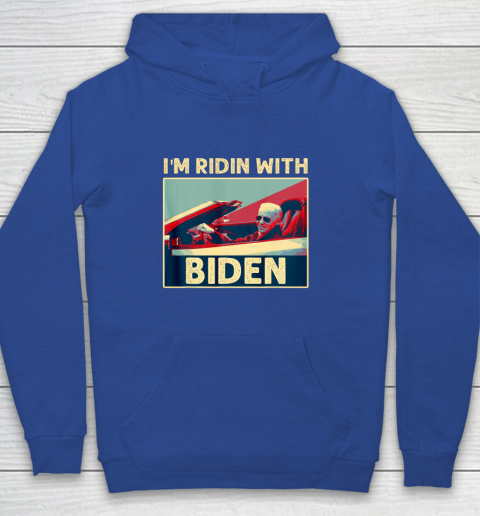 I'm Riding With Joe Biden Youth Hoodie 6