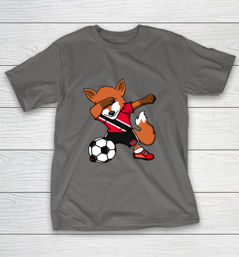 Dabbing Fox Trinidad and Tobago Soccer Fans Jersey Football T-Shirt 21