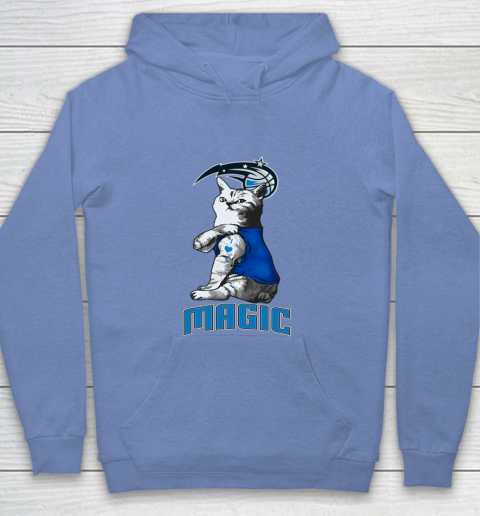 NBA Basketball My Cat Loves Orlando Magic Youth Hoodie - Image 9