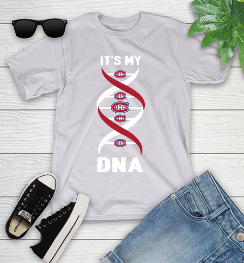 Montreal Canadiens NHL Hockey It's My DNA Sports Youth T-Shirt 4