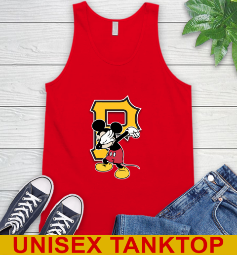 Pittsburgh Pirates MLB Baseball Dabbing Mickey Disney Sports Tank Top 6