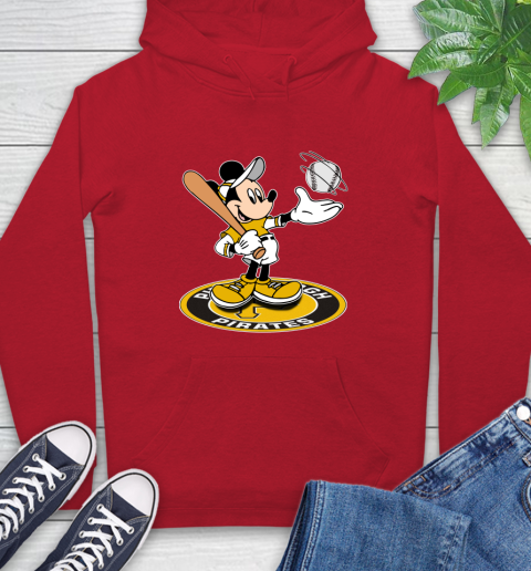 MLB Baseball Pittsburgh Pirates Cheerful Mickey Disney Shirt Hoodie 11