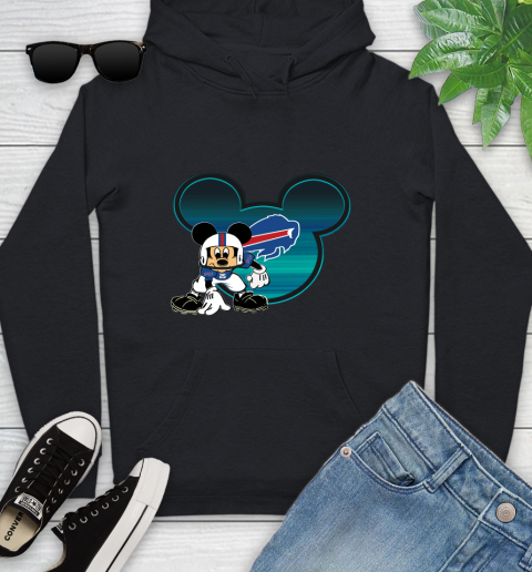NFL Buffalo Bills Mickey Mouse Disney Football T Shirt Youth Hoodie 2